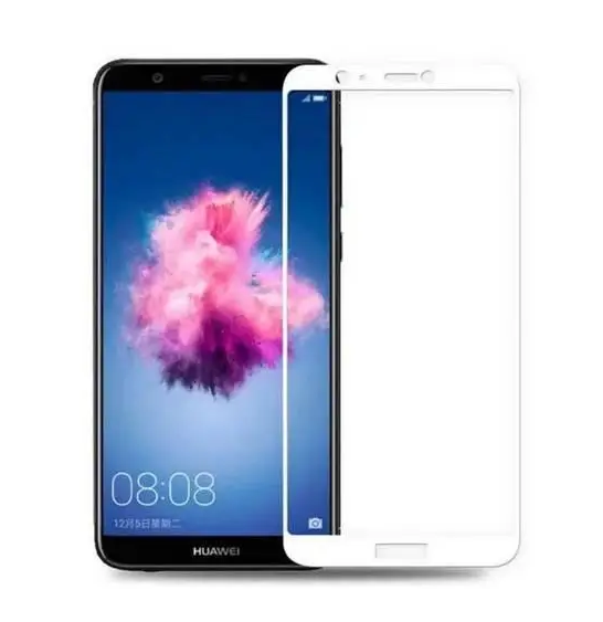 Захисне скло 3D для Huawei P Smart (FIG-LX1)  White-0